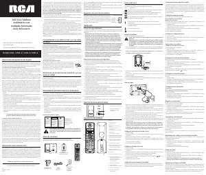 Manual de uso RCA 2101-4 Teléfono inalámbrico