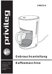 Bedienungsanleitung Privileg CM4272-A Kaffeemaschine