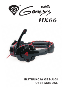 Manual Natec Genesis HX66 Headset