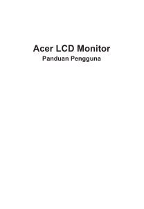 Panduan Acer VG242YP Monitor LCD