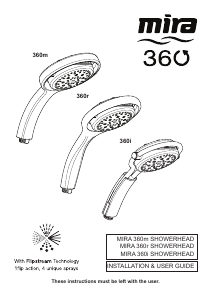 Manual Mira 360i Shower Head