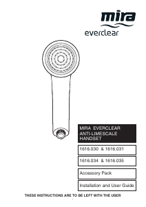 Manual Mira Everclear Shower Head