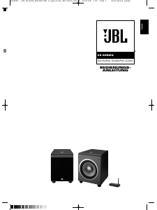 Bedienungsanleitung JBL ES150PW Subwoofer