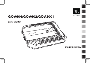 Manual de uso JBL GX-A602 Amplificador para coche