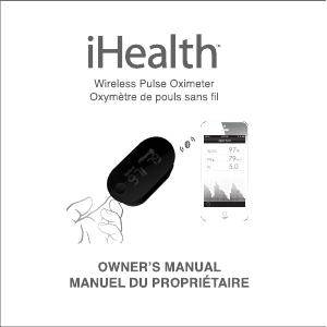 Manual iHealth Wireless Pulse Oximeter