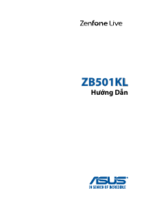 Hướng dẫn sử dụng Asus ZB501KL ZenFone Live Điện thoại di động