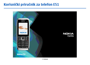 Priručnik Nokia E51 Mobilni telefon