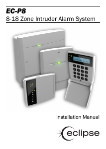 Manual Eclipse EC-P8 Alarm System