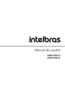 Manual Intelbras ANM 3004 ST Sistema de alarme