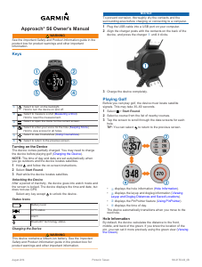Manual Garmin Approach S6 Sports Watch