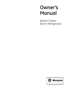 Manual Monogram ZICP360SRASS Fridge-Freezer