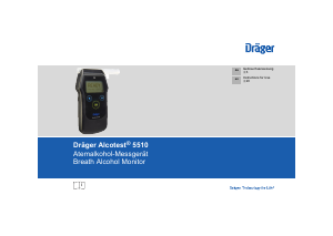 Manual Dräger Alcotest 5510 Breathalyzer