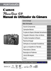 Manual Canon PowerShot G9 Cameră digitală