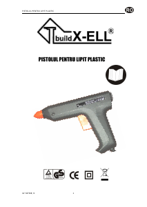 Manual BuildXell Plastic Pistol de lipit