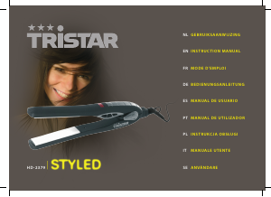 Handleiding Tristar HD-2379 Stijltang