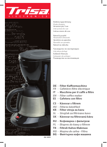 Manual de uso Trisa Aroma Thermos Máquina de café