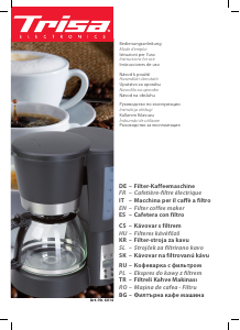 Manual de uso Trisa Coffee OnTime Máquina de café
