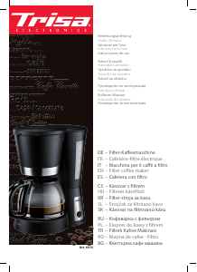 Kullanım kılavuzu Trisa Coffeeline 12 Kahve makinesi