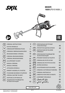 Manual Skil 1609 AA Amestecator de ciment