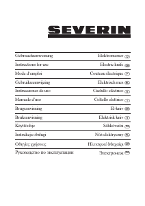 Manuale Severin EM 3965 Coltello elettrico