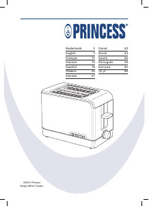Bedienungsanleitung Princess 142613 Simply White Toaster