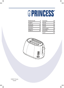 Manual Princess 143001 Torradeira