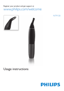 Handleiding Philips NT9130 Neushaartrimmer