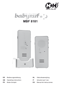 Manual Olympia MBF 8181 Baby Monitor