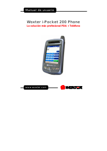 Manual de uso Woxter i-Pocket 200 Teléfono móvil