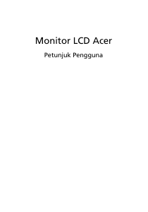 Panduan Acer KB272HLH Monitor LCD