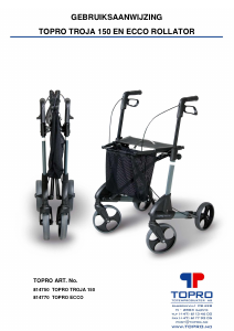 Handleiding Topro Troja 150 Rollator