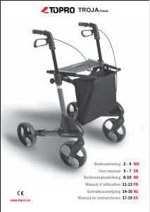 Handleiding Topro Troja Classic Rollator