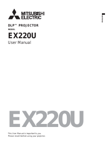 Manual Mitsubishi ES220U Projector