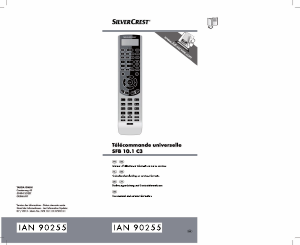Manual SilverCrest SFB 10.1 C3 Remote Control
