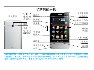 说明书 飞利浦 CTV900SLV 手机