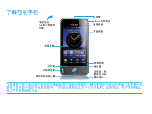 说明书 飞利浦 CTV816BLK 手机