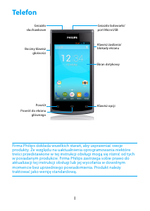 Instrukcja Philips CTS388BK Telefon komórkowy