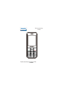 Instrukcja Philips CTE182BU Telefon komórkowy