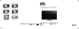 Manual de uso OK ODL 32450-B Televisor de LED