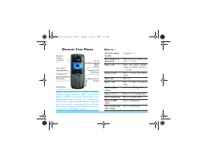 Handleiding Philips CT0191SLV Mobiele telefoon