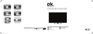 Manual de uso OK ODL 40450-B Televisor de LED