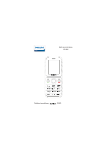 Instrukcja Philips CTE109BK Telefon komórkowy