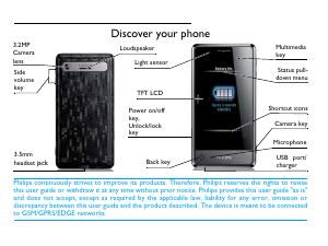Handleiding Philips CTX703GRY Mobiele telefoon