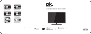 Használati útmutató OK OLE 24450-B LED-es televízió