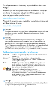 Instrukcja Philips CTX818CP Telefon komórkowy