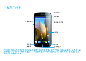 说明书 飞利浦 CTW8560BK 手机