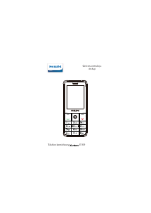 Instrukcja Philips CTE169GY Telefon komórkowy