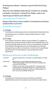 Instrukcja Philips CTX586CP Telefon komórkowy