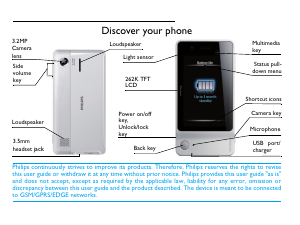 Manual Philips CTK700SLV Mobile Phone