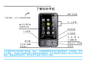 说明书 飞利浦 CTC702 手机
